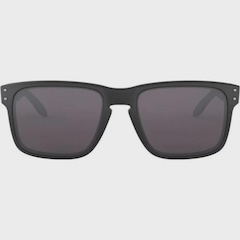 Óculos de Sol Unissex Oakley Holbrook Matte Black Gradient Grey - Foto 2