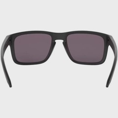 Óculos de Sol Unissex Oakley Holbrook Matte Black Gradient Grey - Foto 4