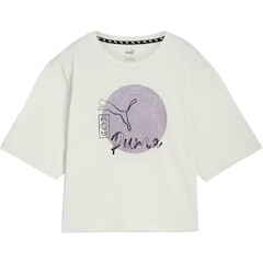 Blusa Cropped Puma Studio - Feminina - Foto 1