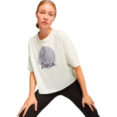Blusa Cropped Puma Studio - Feminina - Foto 2