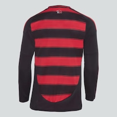 Camisa I Flamengo Manga Longa 25/26 adidas - Masculina - Foto 3