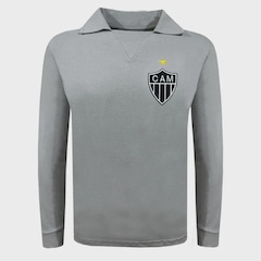 Camiseta Manga Longa do Atlético Mineiro 1980's Goleiro Liga Retro - Masculina - Foto 1