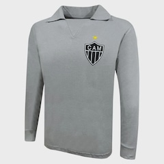 Camiseta Manga Longa do Atlético Mineiro 1980's Goleiro Liga Retro - Masculina - Foto 2