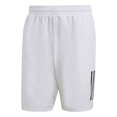 Shorts Adidas Tenis Club 3 Listras - Masculino - Foto 1