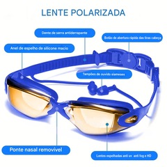 Óculos de Natação Gold Sports Legend Vi Polarizado High Definition - Adulto - Foto 2
