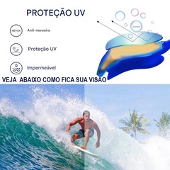 Óculos de Natação Gold Sports Legend Vi Polarizado High Definition - Adulto - Foto 5