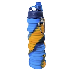 Garrafa Silicone Gold Sports Retrátil Dobrável Traill - 500ml - Foto 2