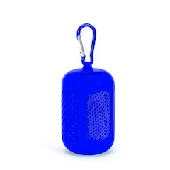 Kit Toalha de Microfibra Gold Sports com Capa de Silicone e Mosquetão - Foto 2