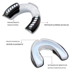 Protetor Bucal Gold Sports Profissional Fit Ii com Caixa - Foto 3