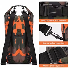 Mochila Dobrável Gold Sports Dry Bag 30 Litros - Foto 6