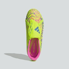 Chuteira de Campo adidas Predator League Fold-Over - Infantil - Foto 5