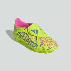 Chuteira de Campo adidas Predator League Fold-Over - Infantil - Foto 7