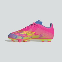 Chuteira de Campo adidas F50 Club Firm/Multi-Ground - Infantil - Foto 3