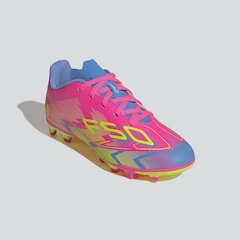 Chuteira de Campo adidas F50 Club Firm/Multi-Ground - Infantil - Foto 7