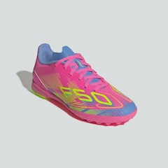 Chuteira Society adidas F50 League - Infantil - Foto 7
