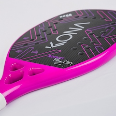 Raquete Beach Tennis Kona Rocket Pink 3k 2025 Flavia Muniz - Foto 3