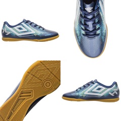 Kit Chuteira Futsal Umbro Heatmap e Meião - Adulto - Foto 8
