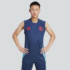 Camiseta Regata do Flamengo Comissão 2025 adidas - Masculina - Foto 2