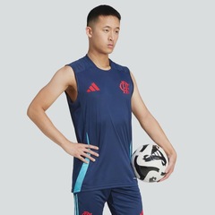 Camiseta Regata do Flamengo Comissão 2025 adidas - Masculina - Foto 3