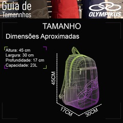 Mochila Olympikus Basic New - 16 Litros - Foto 6