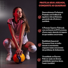 Joelheira de Vôlei Rehr Profissional Elite - Adulto - Foto 3
