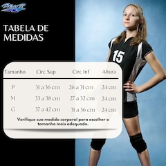 Joelheira de Vôlei Rehr Profissional Elite - Adulto - Foto 4