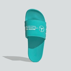 Chinelo adidas Adilette Comfort Mercedes Amg Petronas Fórmula 1 Team - Unissex - Foto 4