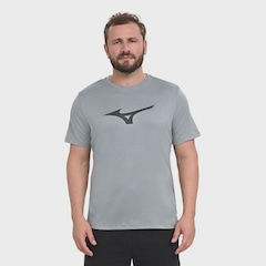 Camiseta Mizuno Run Spark Big Logo Corrida - Masculina - Foto 1