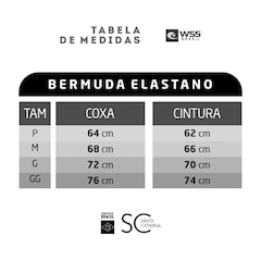 Shorts Praia Elastano Premium WSS Basic - Feminino - Foto 4