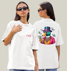 Camiseta Oversized Prime WSS Dollar Duck - Feminina - Foto 1