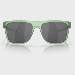 Óculos de Sol Unissex Oakley Leffingwell Matte Trans Jade Prizm Black - Foto 4
