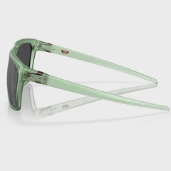 Óculos de Sol Unissex Oakley Leffingwell Matte Trans Jade Prizm Black - Foto 5