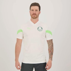 Camisa Puma Palmeiras Treino 2023 Branca 23 R. Veiga - Foto 2