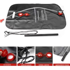 Bolsa de Água Dobrável Gold Sports Com Valvula de saida - 20 Litros - Foto 7