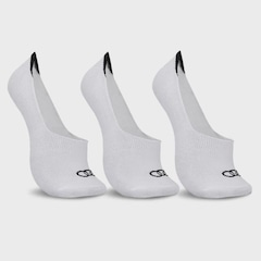 Meia Invisível Olympikus Ultra - 3 Pares - Feminina - Foto 1