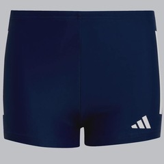 Sunga adidas Boxer 3 Stripes - Infantil - Foto 1