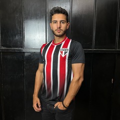 Camisa São Paulo Tricolor Romper Braziline - Masculina - Foto 2