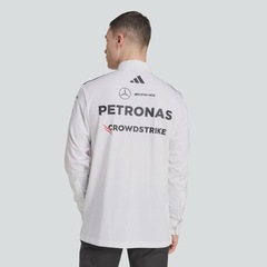Camisa Polo adidas Manga Longa Mercedes AMG Petronas Fórmula 1 Team - Masculina - Foto 4