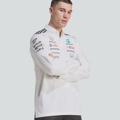 Camisa Polo adidas Manga Longa Mercedes AMG Petronas Fórmula 1 Team - Masculina - Foto 5