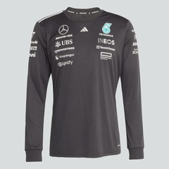 Camiseta Manga Longa adidas Driver Mercedes AMG Petronas Formula One Team - Masculina - Foto 3