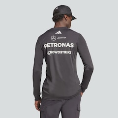Camiseta Manga Longa adidas Driver Mercedes AMG Petronas Formula One Team - Masculina - Foto 4