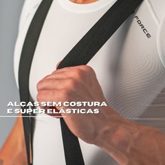 Kit Bretelle Ciclismo Free Force Classic Invert + Meia - Masculino - Foto 2