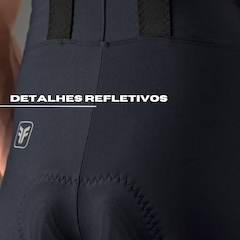 Kit Bretelle Ciclismo Free Force Classic Invert + Meia - Masculino - Foto 4
