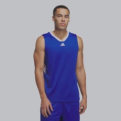 Camiseta Regata adidas Basketball Legends 3 Stripes - Masculina - Foto 1