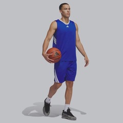 Camiseta Regata adidas Basketball Legends 3 Stripes - Masculina - Foto 3