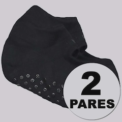 Meia Sapatilha Lupo Performance Pilates - 2 Pares - Feminina - Foto 2