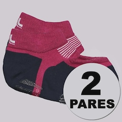 Meia Sapatilha Lupo Performance Pilates - 2 Pares - Feminina - Foto 2