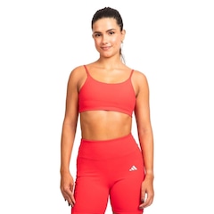 Top adidas Essentials Suporte Leve - Feminino - Foto 1