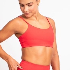 Top adidas Essentials Suporte Leve - Feminino - Foto 2