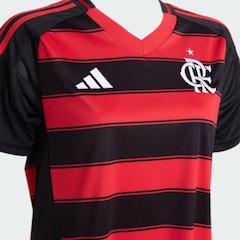 Camisa do Flamengo Uniforme 1 25/26 Torcedor adidas - Feminina - Foto 3